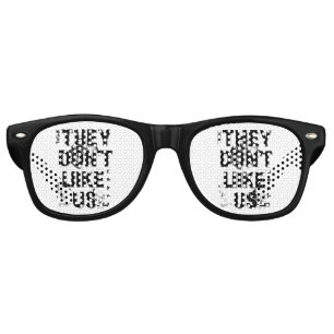 Lunettes De Fête Retro Ils ne t'aiment pas
