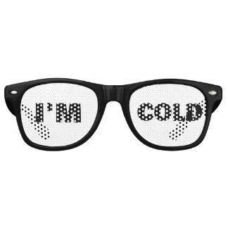 LUNETTES DE FÊTE RETRO I'M COLD FUNNY WINTER SUNGLASSES CHRISTMAS