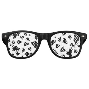 Lunettes De Fête Retro Imprimer Motif de vache