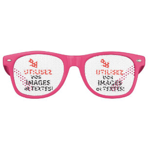 Lunettes De Fête Retro Imprimer vos designs en ligne do-it-yourself en Fr