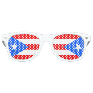 Lunettes De Fête Retro Indicateur Porto Rico