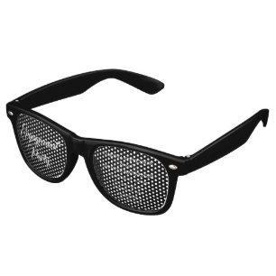 Lunettes De Fête Retro Invitation Fiançailles amusante, moderne et unique