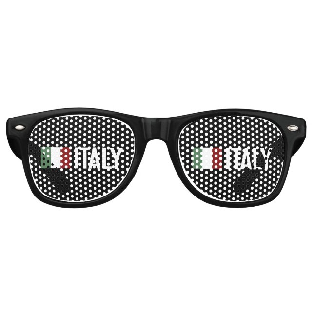 Lunettes De Fête Retro Italie (Devant)