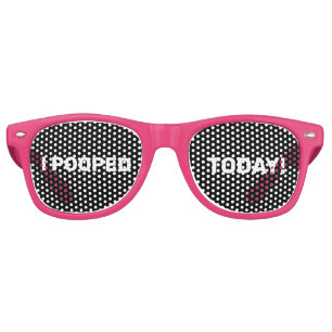 LUNETTES DE FÊTE RETRO J'AI PASSÉ AUJOURD'HUI ! AU-DESSUS DE LA COLLINE D