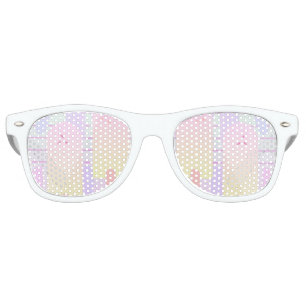 Lunettes De Fête Retro Jolie glace pastel été Ombré