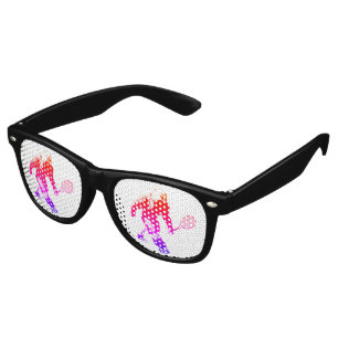 Lunettes De Fête Retro Joueur du Pink Bigfoot