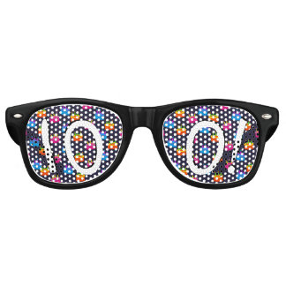 Lunettes De Fête Retro Joyeux 100e anniversaire
