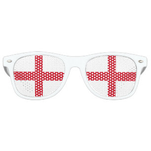 Lunettes De Fête Retro La couleur anglaise   Drapeau de l'Angleterre