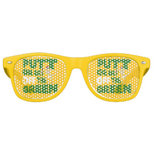 Lunettes De Fête Retro La Course de la Soirée de Célibataire : Jouer ou C