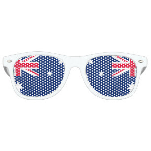 Lunettes De Fête Retro La partie de drapeau de l'Australie ombrage des