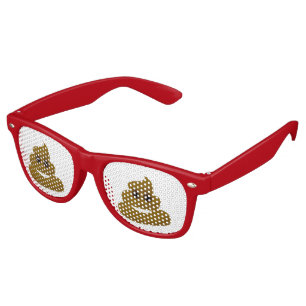 Lunettes De Fête Retro L'amusement ne donnent pas une dunette Emoji
