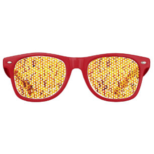 Lunettes De Fête Retro Le Corne sur le Cob