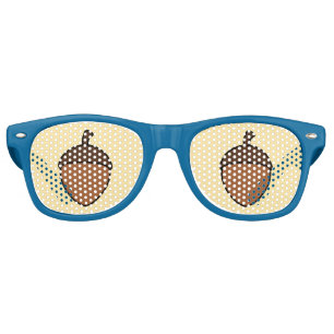 Lunettes De Fête Retro Le gland observe drôle