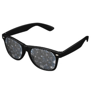 Lunettes De Fête Retro Le Noël de SlipperyJoe, hiver magique paisible à