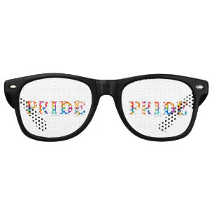 Lunettes De Fête Retro Le texte coloré et créatif de SlipperyJoe sur le t