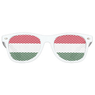 Lunettes De Fête Retro Le tricolore hongrois | Drapeau de la Hongrie