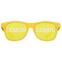 LEMON rétro Shades / Fun Party Sunglés