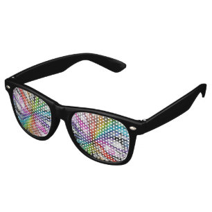 Lunettes De Fête Retro Libellule de kaléidoscope