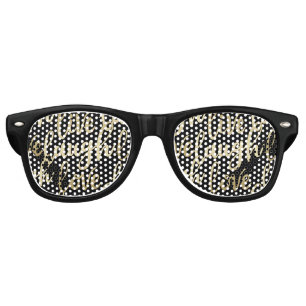 Lunettes De Fête Retro Live Laugh Love