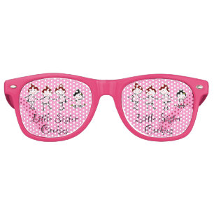 Lunettes De Fête Retro Logo de Little Sister Cookies