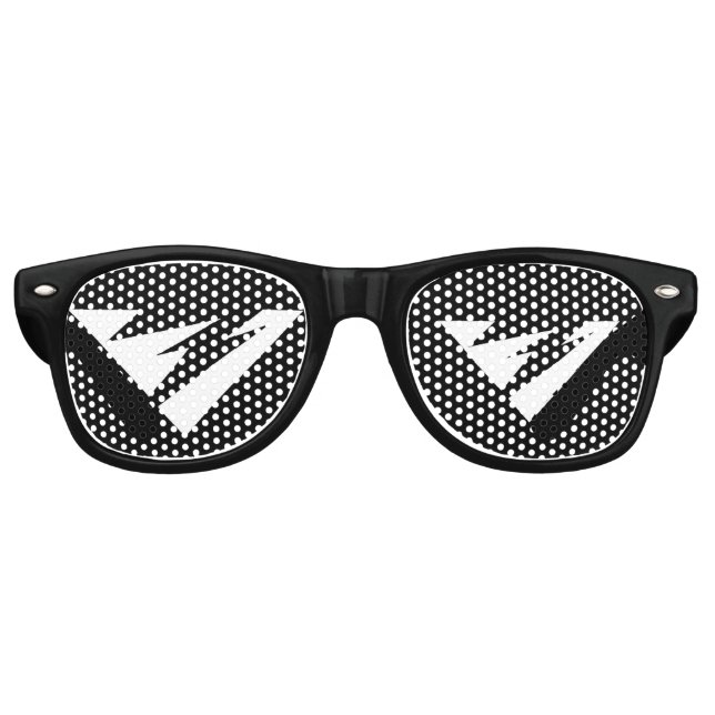 Lunettes De Fête Retro Logo du boulon R Lightning (Devant)