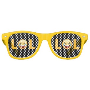 LUNETTES DE FÊTE RETRO LOL EMOJI
