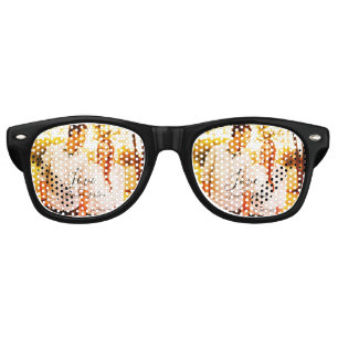 Lunettes De Fête Retro Love photo ajouter nom est. Date année couple mari