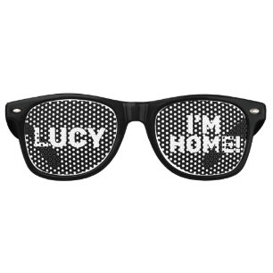 LUNETTES DE FÊTE RETRO LUCY JE SUIS À LA MAISON ! FUNNY RETRO LUNETTES DE