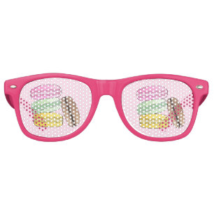Lunettes De Fête Retro Macaron French Pastry Cookies Macarons Pâtisserie