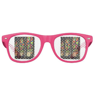LUNETTES DE FÊTE RETRO MACHINES À SOUS DE LAS VEGAS