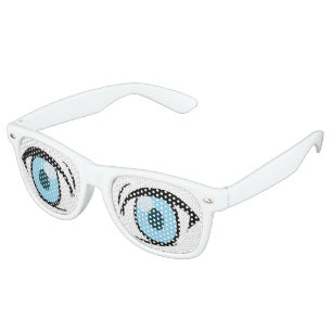 Lunettes De Fête Retro Manga Freaking Eyes