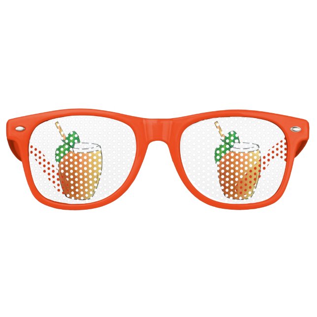 Lunettes De Fête Retro Mango Lassi Lassis Alimentation indienne Yaourt Bo (Devant)