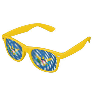 Lunettes De Fête Retro Manteau d'insulaire de Vierge des bras