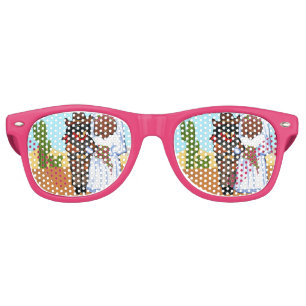 Lunettes De Fête Retro Mariage de Cowboy Doxie