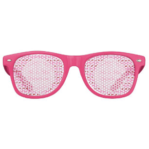 Lunettes De Fête Retro Mariage rose Printemps Cerisiers en fleurs et ceri