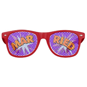 Lunettes De Fête Retro MARIÉ Mariage Fun Moderne