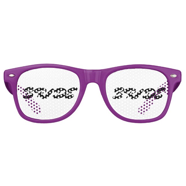 Lunettes De Fête Retro Mariée (Devant)