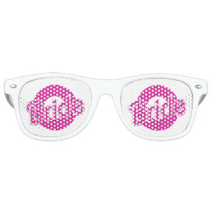 Lunettes De Fête Retro Mariée rose