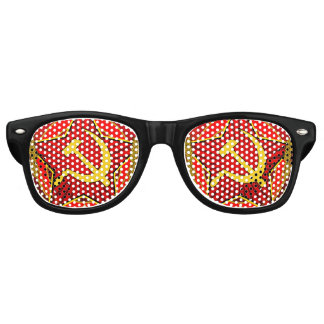 Lunettes De Fête Retro Marteau et faucille soviétiques