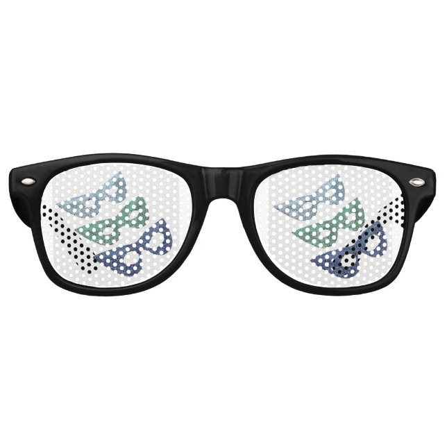 Lunettes De Fête Retro Masques d'étincelles - (Devant)