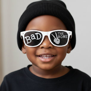Lunettes De Fête Retro Mauvais squelette jusqu'à l'os pour la fête d'anni