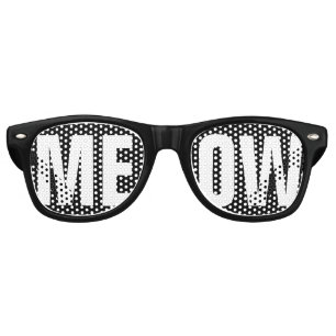LUNETTES DE FÊTE RETRO MEOW