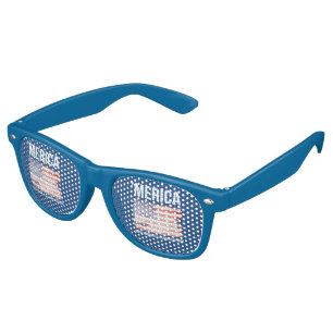 Lunettes De Fête Retro 'Merica - où le gain est une déclaration de mode
