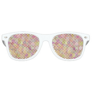 Lunettes De Fête Retro Motif abstrait sans couture coloré