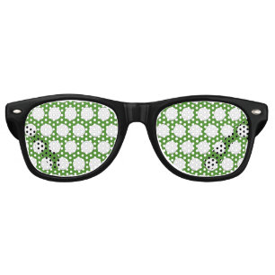 Lunettes De Fête Retro Motif de balle de golf