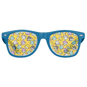 Lunettes De Fête Retro Motif de jeu de dés D20