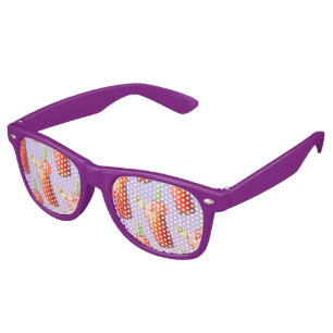 Lunettes De Fête Retro Motif de Marie Sanglante : Art de répétition surré
