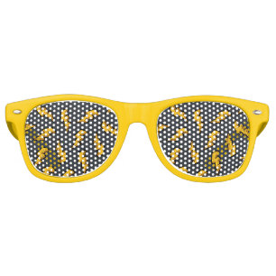 Lunettes De Fête Retro Motif Fun Lightning