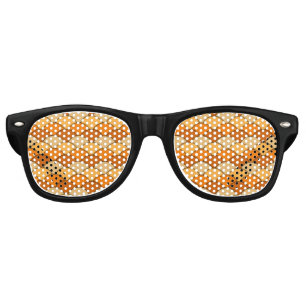 Lunettes De Fête Retro Motif japonais à l'échelle de poisson