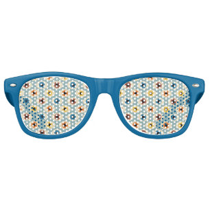 Lunettes De Fête Retro Motif oculaire rétro